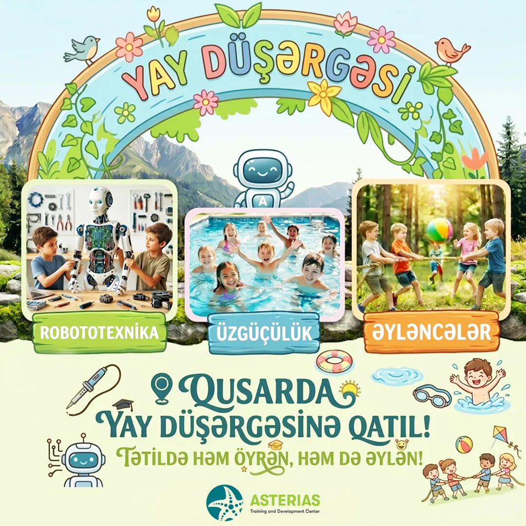 Asterias Təlim və İnkişaf Mərkəzi təqdim edir! ☀️
